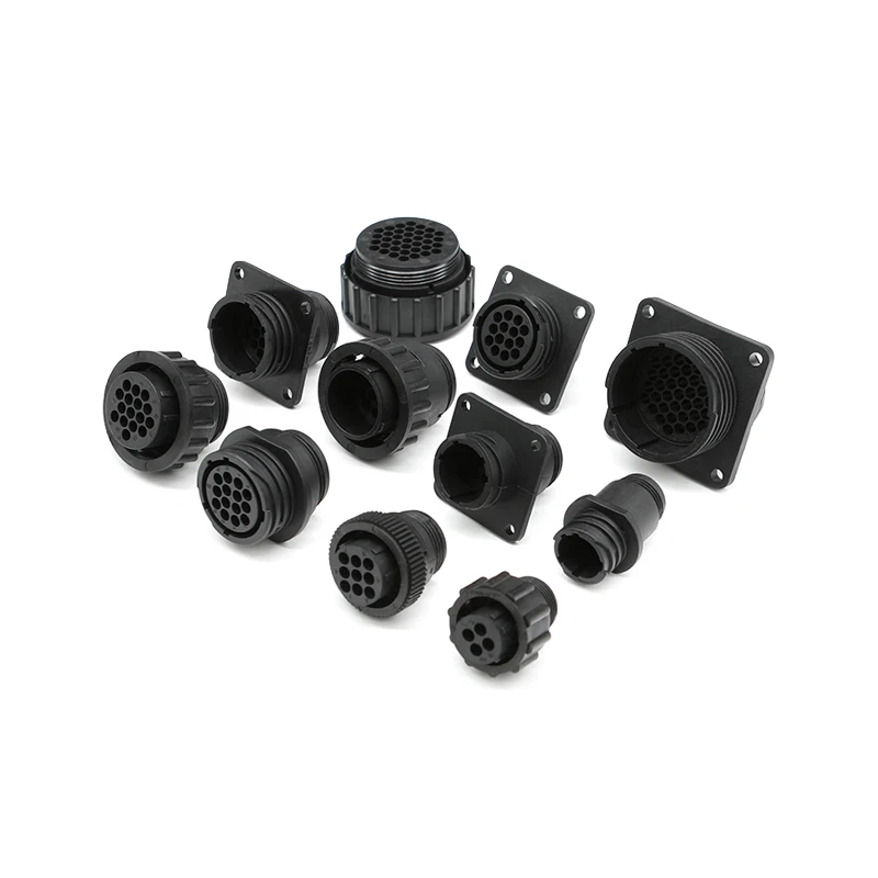 182918-1 Kfz-Stecker, TE/AMP-Typ, historisches Passwort, Kabelbaumstecker, 37-poliger Flansch, männlicher Kopf