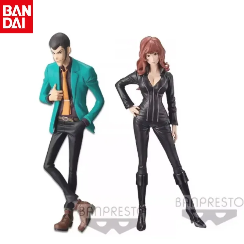 Bandai Original MSP Lupin III Mine Fujiko Lupin The Third PART6 Anime Action Figure Desktop Ornaments Cartoon Figures Model