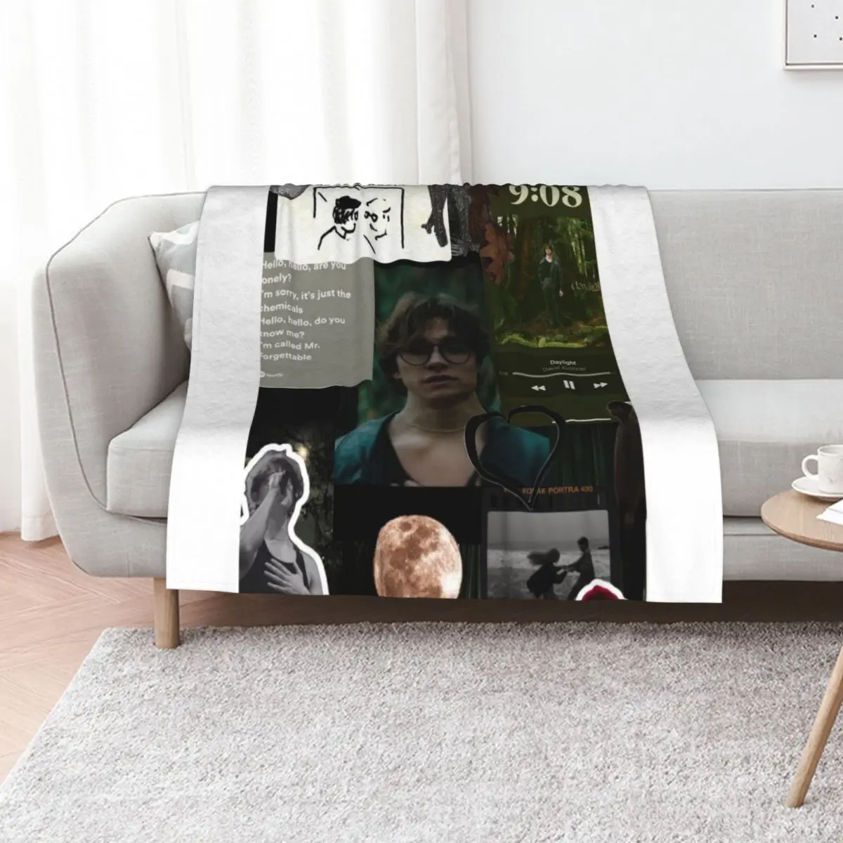 David Throw Blanket cosplay anime Comforter Decorative Sofas Kid'S Tourist Custom Blankets
