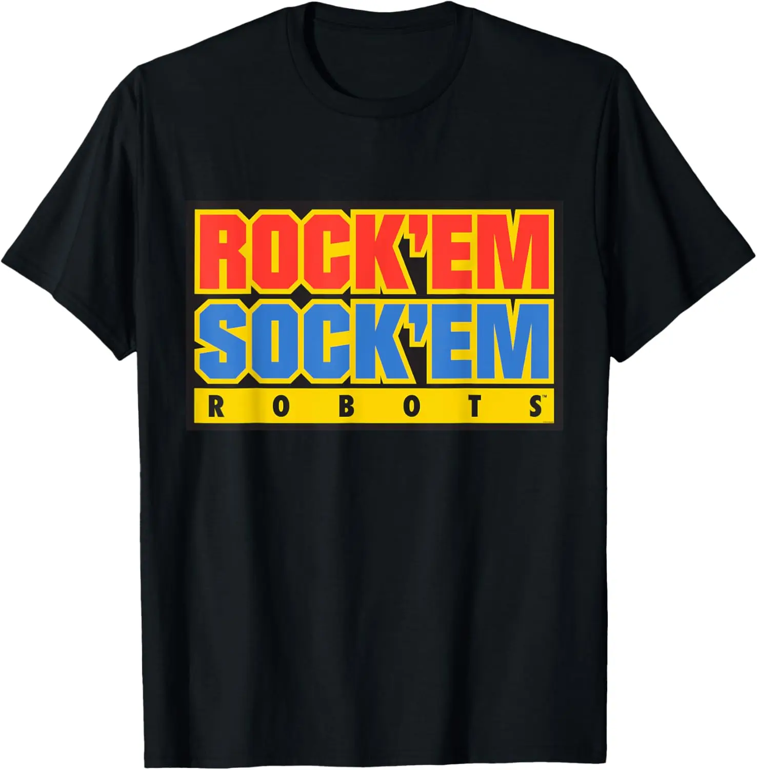 

Футболка с логотипом Rock 'Em Sock 'Em Robots