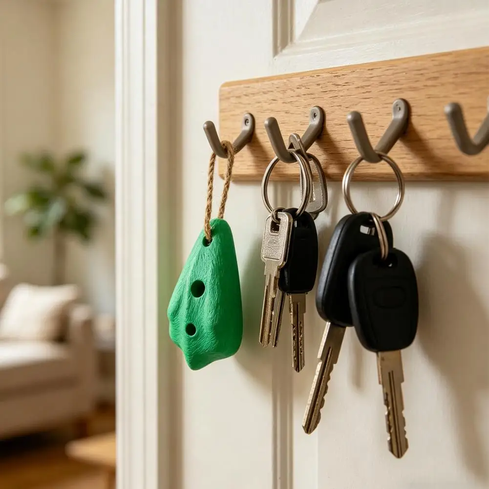 Keychain Pendant Mini Rock Climbing Charm Key Chain Outdoor Enthusiasts Sporty Bouldering Keychain Backpack Hanging Ornament
