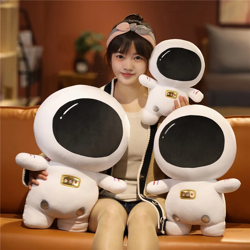 35-60cm Cartoon Raum Panda Kosmonauten Plüschtiere Raumfahrer Astronaut gefüllt Plüsch Puppe Sofa Kissen Dekor Jungen Geburtstags geschenke