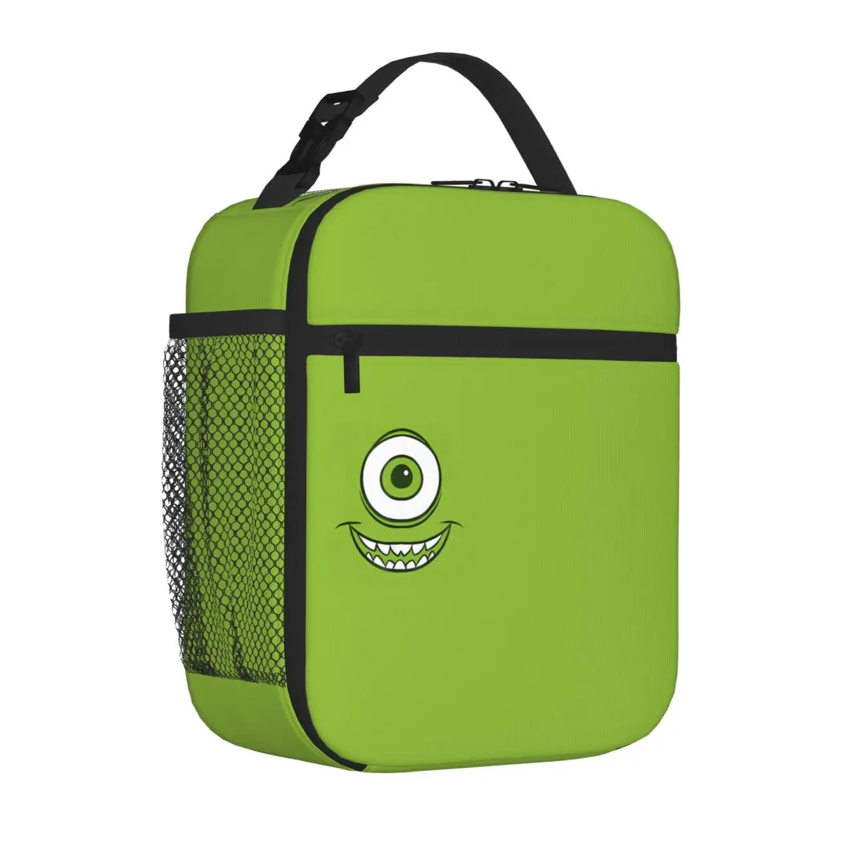 Bestselling Monsters Mike Wazowski Halloween Graphic Slim Fit Lunch Tote Mini Travel Neoprene Lunch Bag