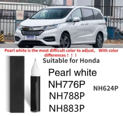 Suitable for Honda white Touch-up paint Pen brush NH624P pearl white color NH909P NH902P NH883P NH788P NH776P white