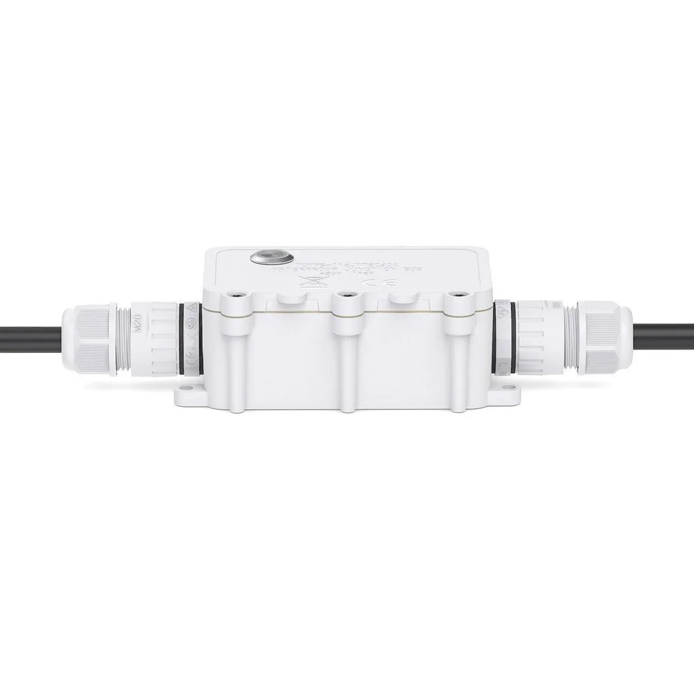WiFi Smart Junction Box IP67 Waterproof Electrical Box With Real Time Energy Monitoring And Adjustable Current For Outdoor Use