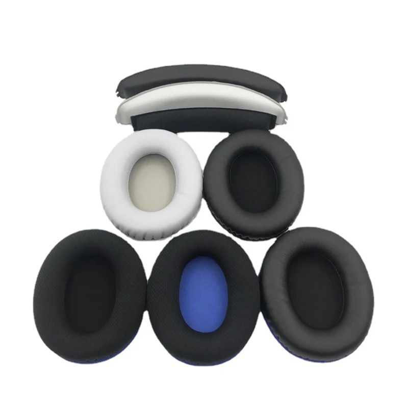 Replacement Earpads Headbeam for HyperX Cloud Stinger Core Headphone Sleeves Headband Ear Cushions Earmuffs Headbeam