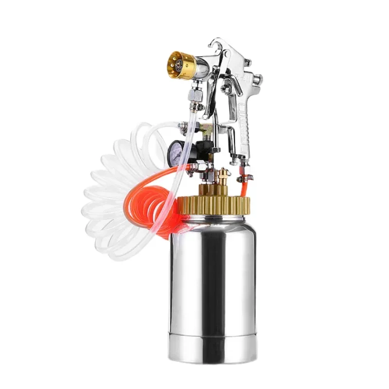 

2L Pressure Tank Sprayer Multi-warna Cat Air Dalam Spray Gun Cat Lateks Spray Gun 0-3bar 2.5/3.0/3.5/4.0mm (21*12cm)