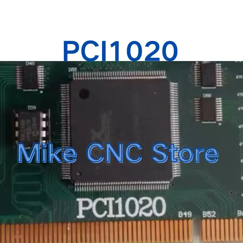 Second hand PCI1020 4-axis stepper motion control card test OK, fast delivery