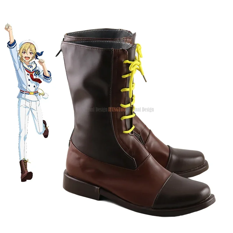 Ensemble Stars Shino Hajime  Anime Characters Shoe Cosplay Shoes Boots Party Costume Prop