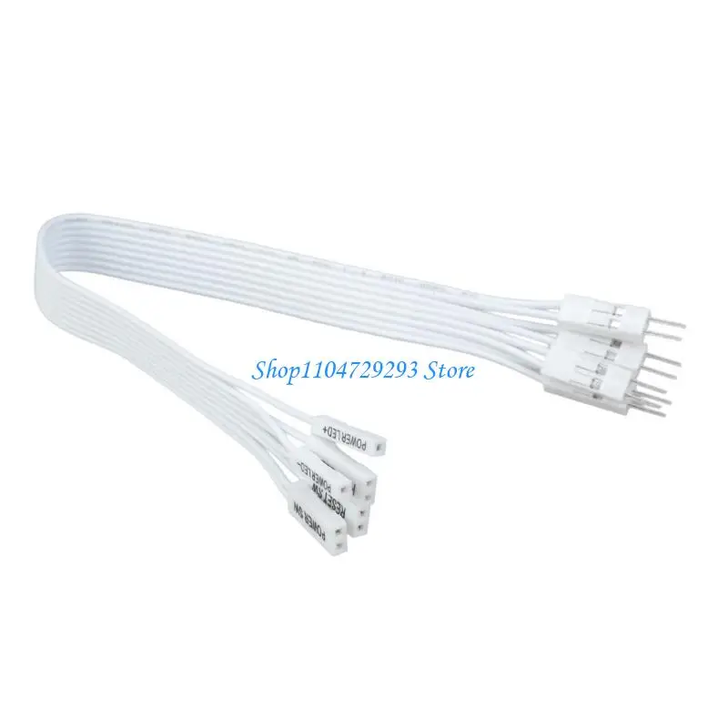 

Reliabled PVC Computer Case Cable To Extend Motherboards Power Reset Switches