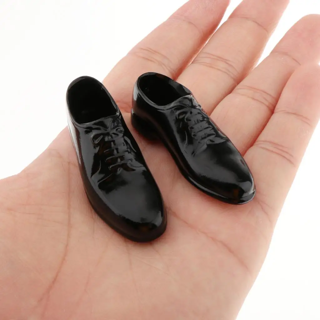 Male Action Figure Vinyl Shoes for 1/6 Scale 12 Inch Men Dress Shoe Movie TV Style Custom