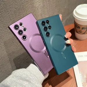 Mattes Luxus -Magnetfall für Samsung Galaxy S24 S22 S21 S23 Ultra Plus Fe 8 Hauptverkäufe Caixa Vazia Samsung - №7