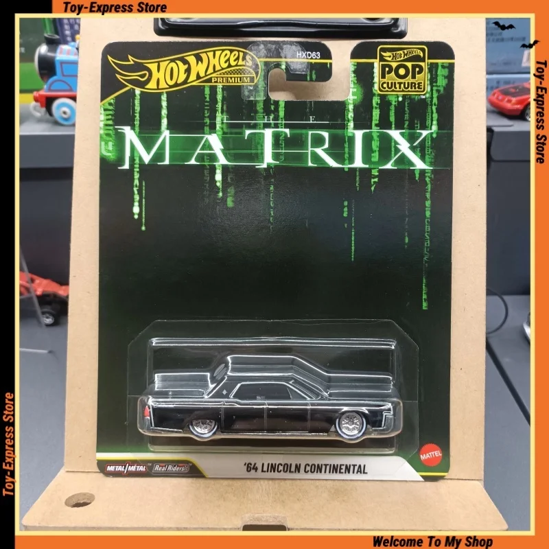 

Hot Wheels Premium 2026 Pop Culture Hotwheels 2026 1/64 Модель автомобиля '64 Lincoln Continental Коллекционные детские игрушки для мальчиков
