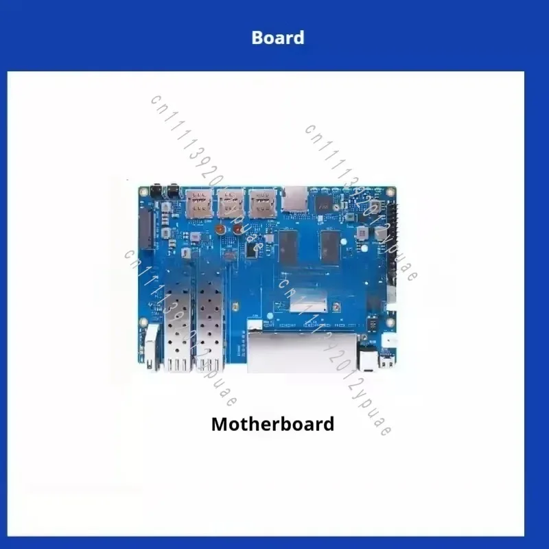 MT7988A Quad-Core Router Dev Board, 2×10G SFP & 4×Gbe Ports, Open Source SBC for Network Development