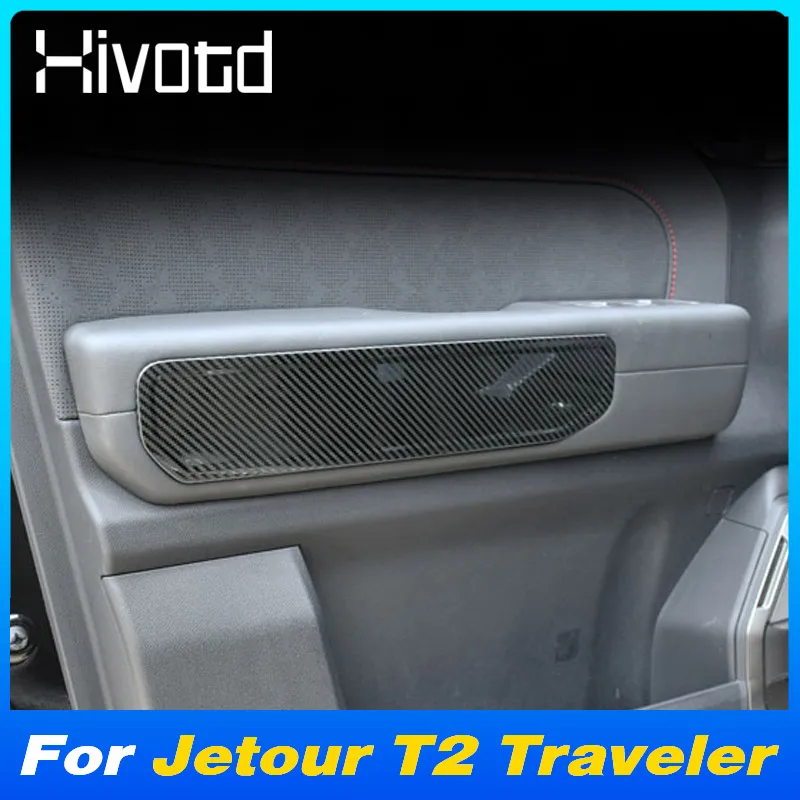 

Car Inner Door Handle Panel Cover Parts For Jetour T2 Traveler Sticker Trim Strip Protector Interior Decoration Accessories 2024