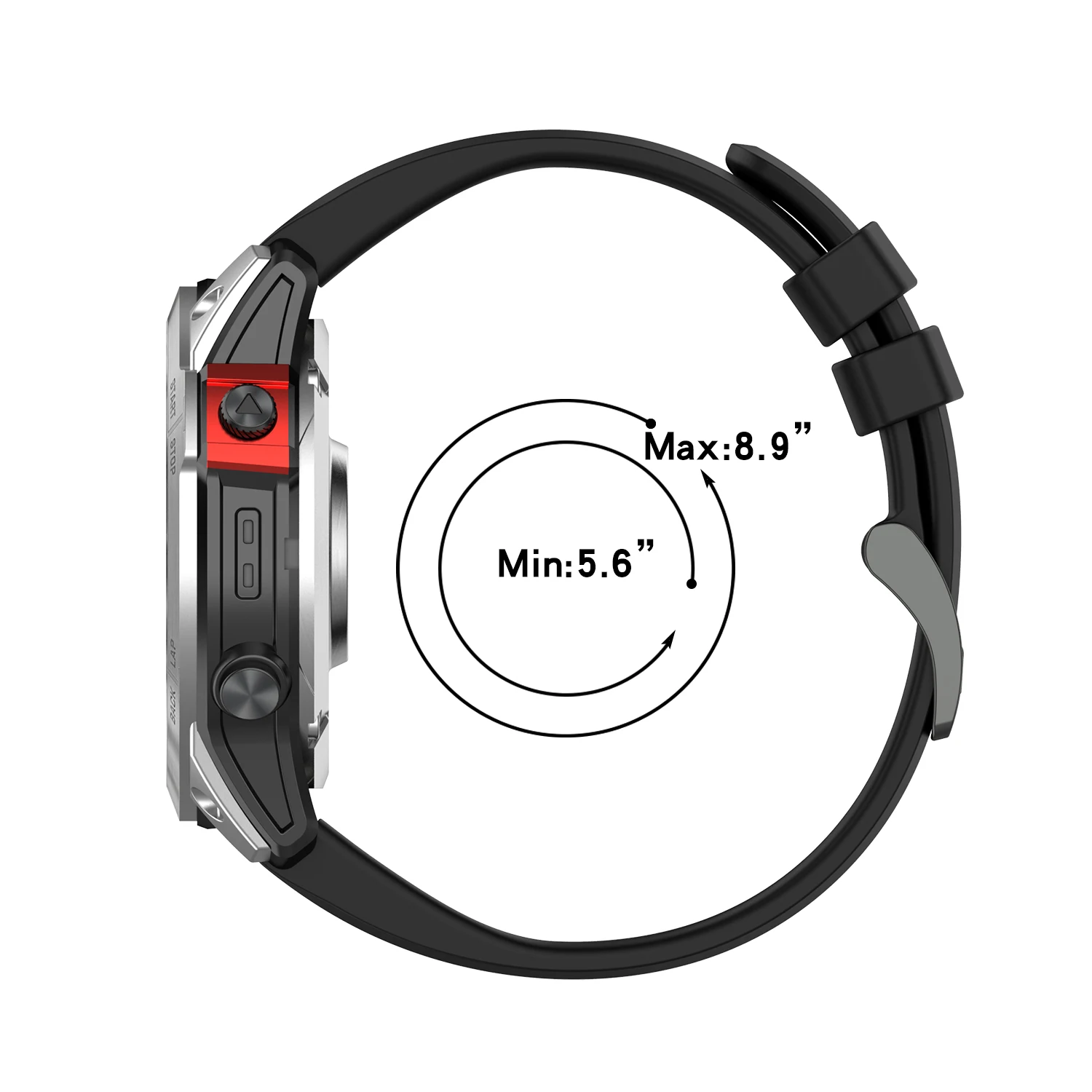 Bracciale in silicone per Garmin fenix 7X 7 7S 6 6X Pro cinturino per fenix 5X 5S Plus 3HR 945 935 polso 20 22 26mm QuickFit