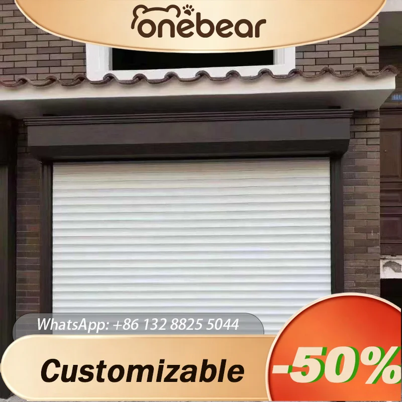 Customizable Automatic Aluminum Alloy Roll Up Door Self Storage Operated Roller Shutter Door Commercial Garage Warehouse Store