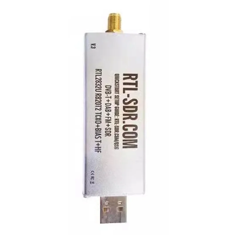

Multi-Function Software-Defined Wireless Receiver RTL-SDR V3 R820T2 RTL2832U 1PPM TCXO SMA RTLS SDR