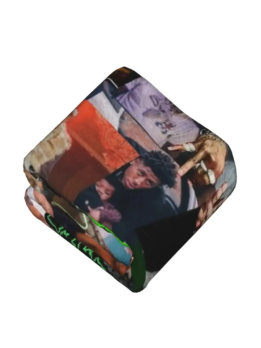 YoungBoys Rapper Music Flannel Throw Blanket  Soft Bedding for Bedroom Living Room or Office  Cozy Bedspread for Home Textiles