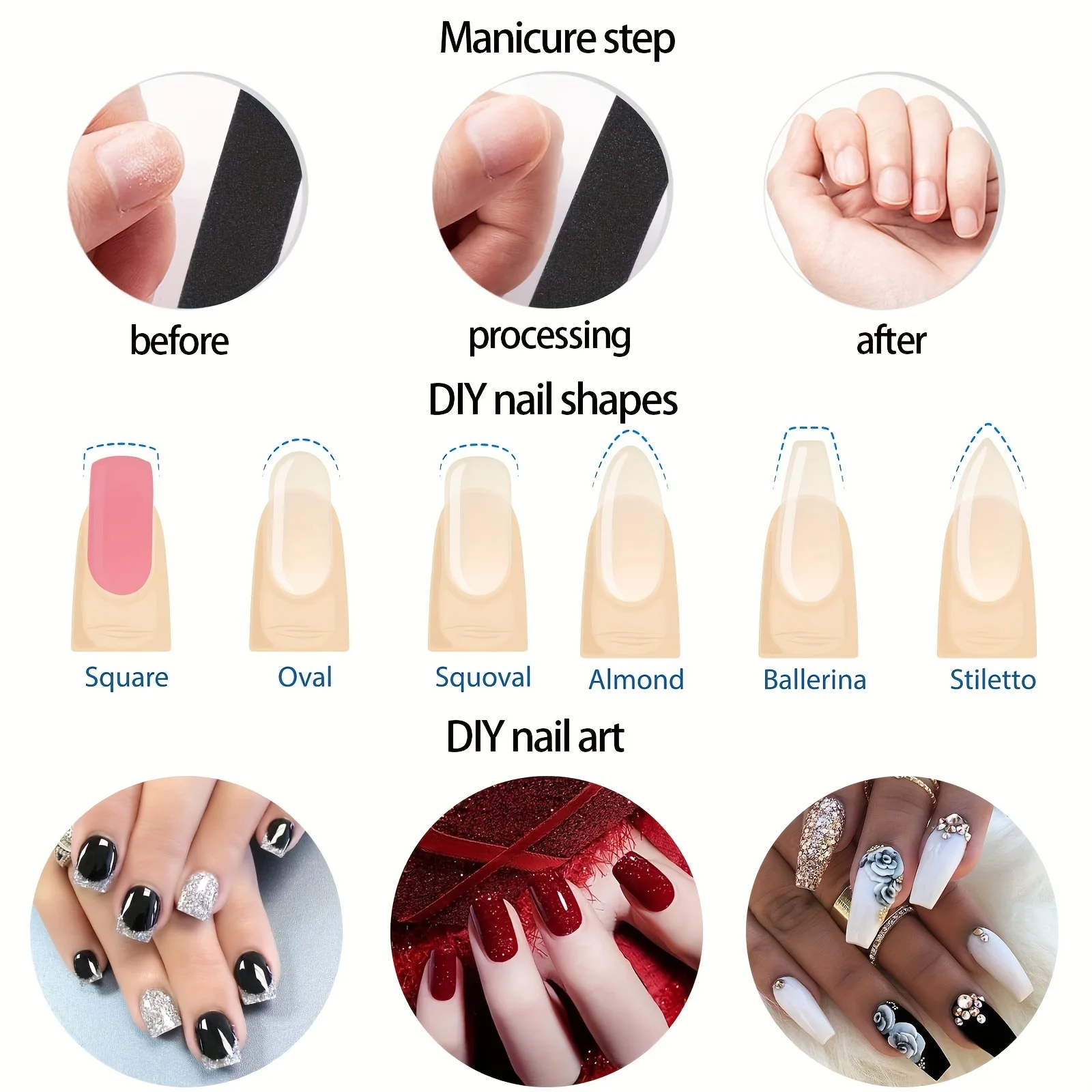 30 個の爪やすりキット - 2 個/バッグ ミニ爪やすり 180/240 グリット、カラフルなネイルスティックペディキュア木製キューティクルプッシャー