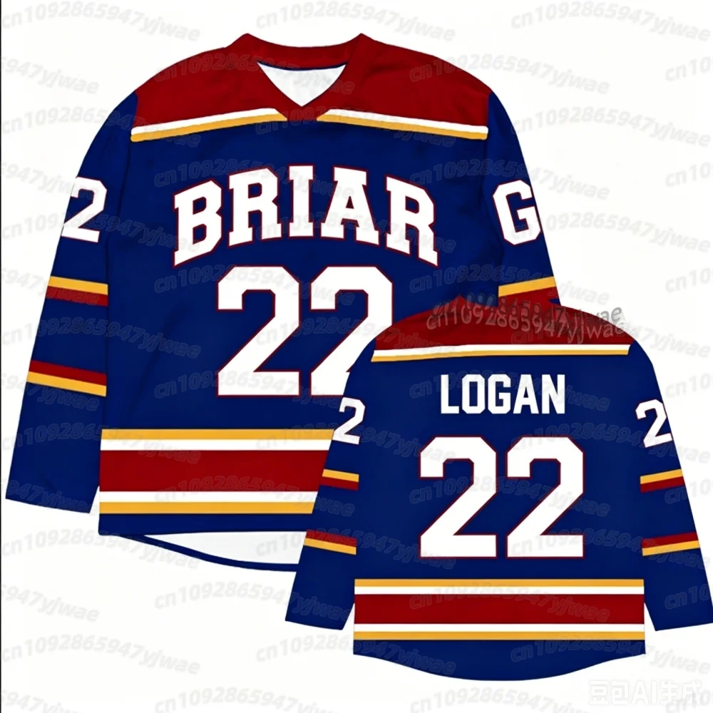Women Cosplay name tag t-shirt TV Off Campus Briar University Hockey Jersey Graham 44 22 DI LAURENTIS 66 Tucker46 adult T-shirt