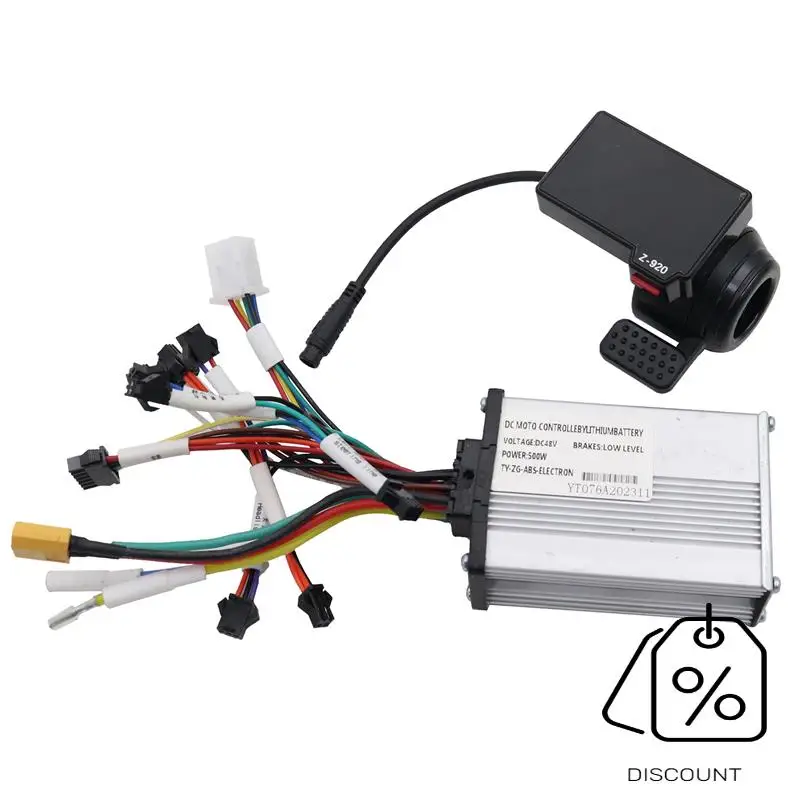 Controlador sem escova BAAG-48V 500W + acelerador LCD Z-920 para Kugoo M4/PRO & CROSSER T4 Scooter Elétrico Reparação Acesso de substituição
