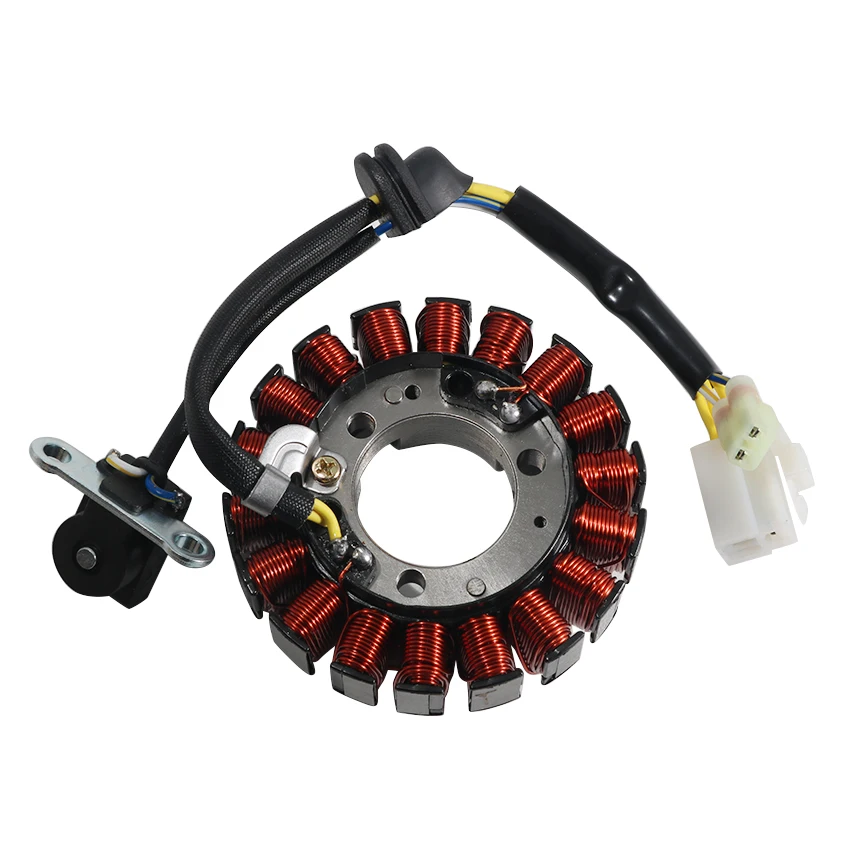 

Motorcycle Ignition Generator Stator Coil For SYM VF185 1999-2024 SYM VF185 E5 1999-2024 SYM VF3i GA18CV-MY OEM:31120-VF3-000