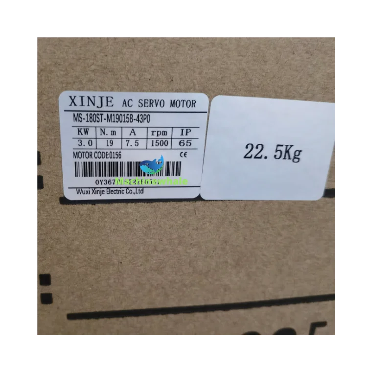

F XIEJIE MS-180ST-M19015B-43P0 SERVO MOTOR 3KW MS-180ST-M19015B-23P0 SERVO MOTOR 3KW MS6H-180CS15B2-43P0 MS-180ST-M27015B-44P3