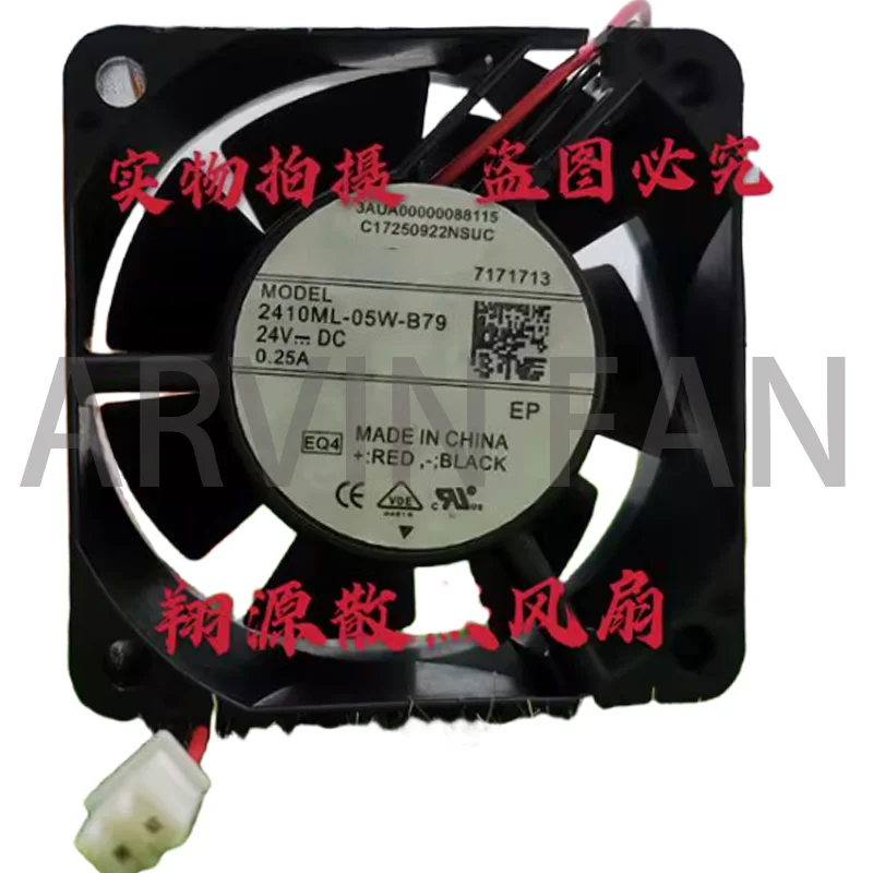 2410ML-05W-B79 6025 6CM 24V 0,25A Ventilador inversor de alarme de parada