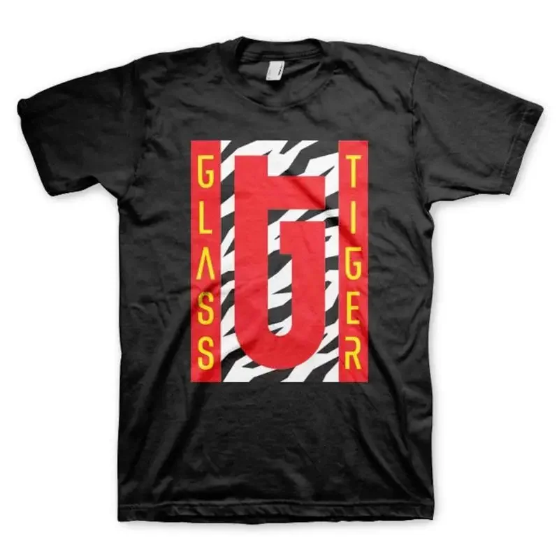 Glass Tiger Vertical White T Shirt