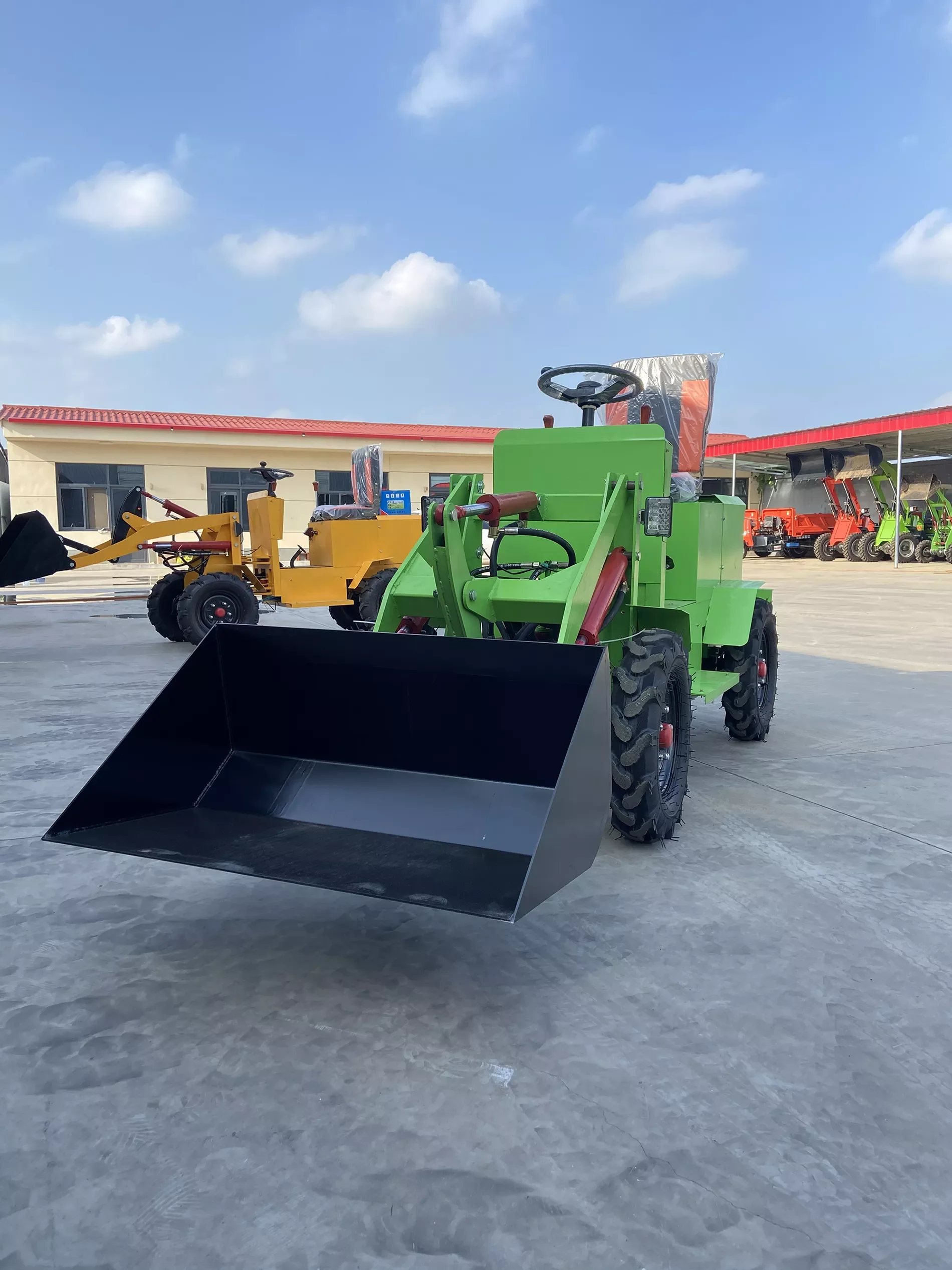 500KG Small Electric Loader Mini Loader Electric Small Wheel Loader