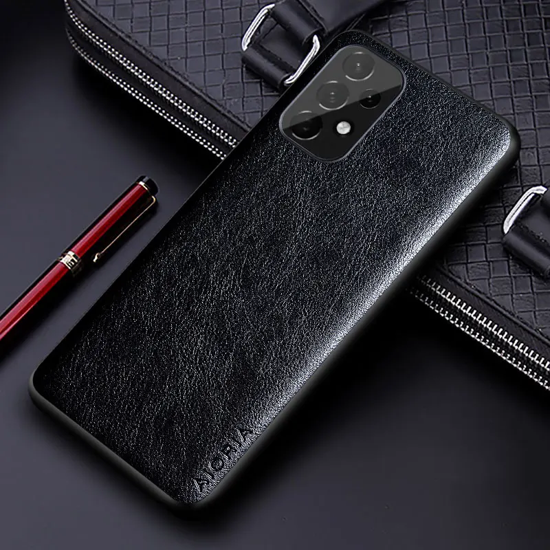 Luxury PU leather Case for Samsung galaxy A53 A73 A33 A23 A13 5G  Business solid color design phone cover for samsung a53 case