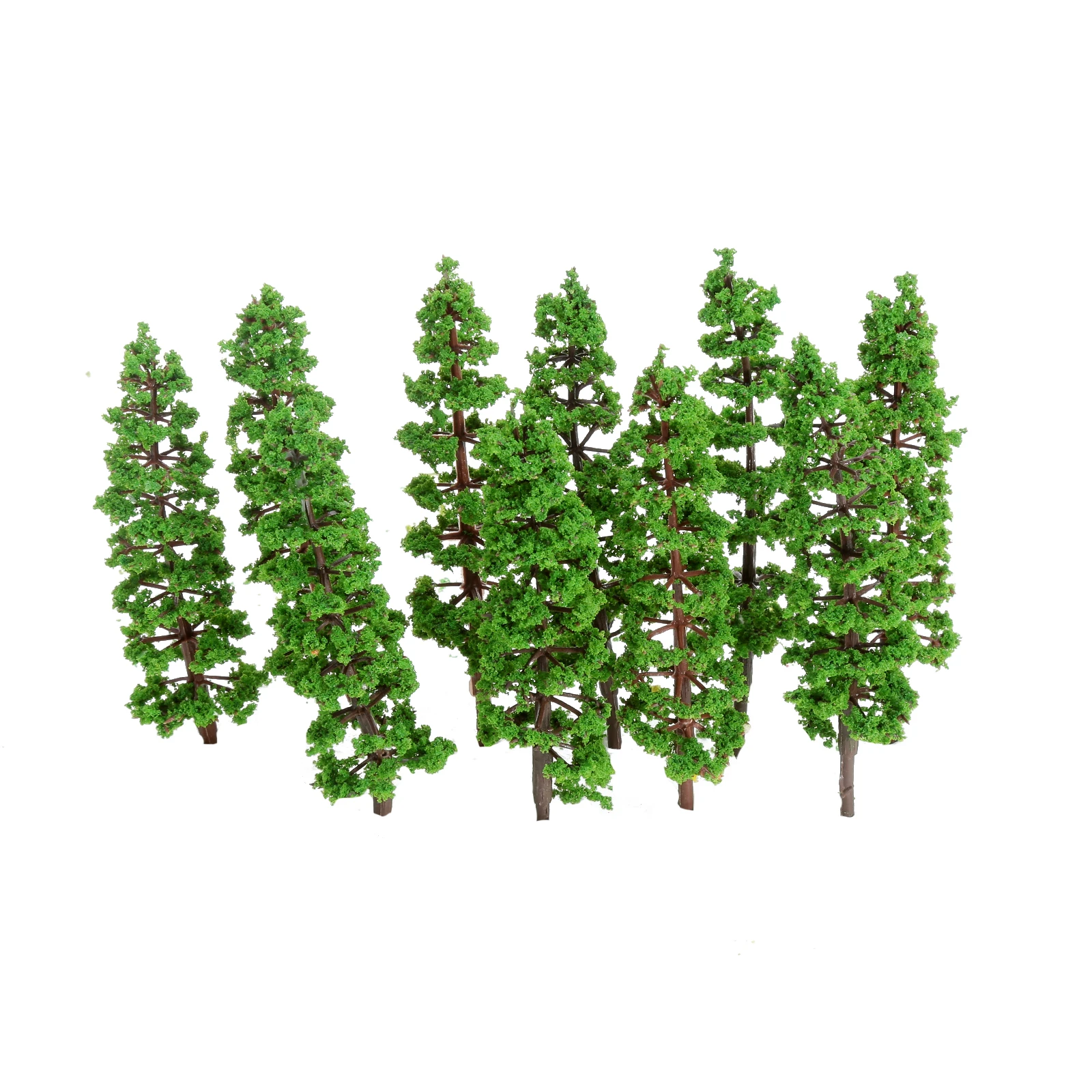 10PCS 9cm Green Pine Trees Model Street Park Train Railway Scenery Layout Tree Scenery Landscape Toys Festive Party Decor