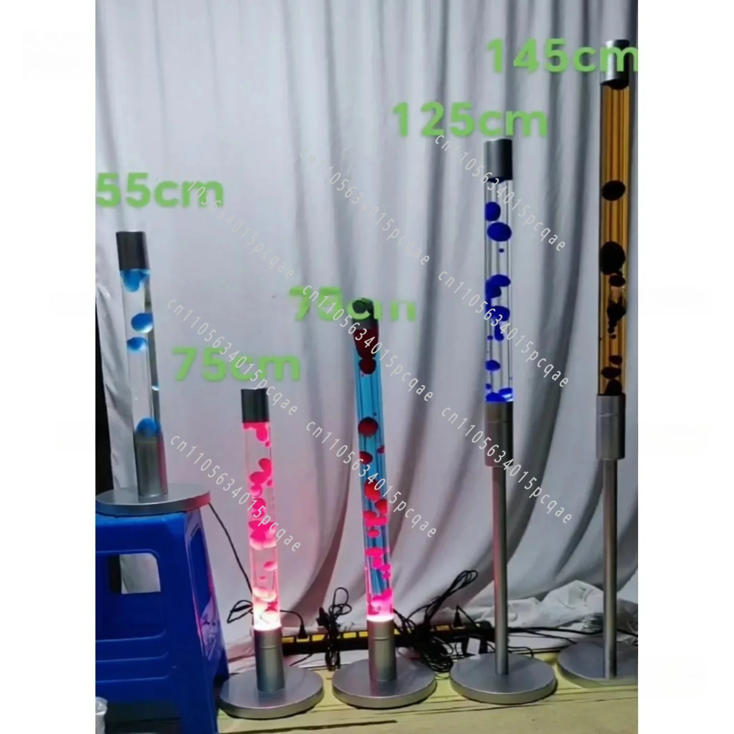 Floor wax lamp jellyfish lamp lava onion lamp exquisite lighting height of 125cm/145CM