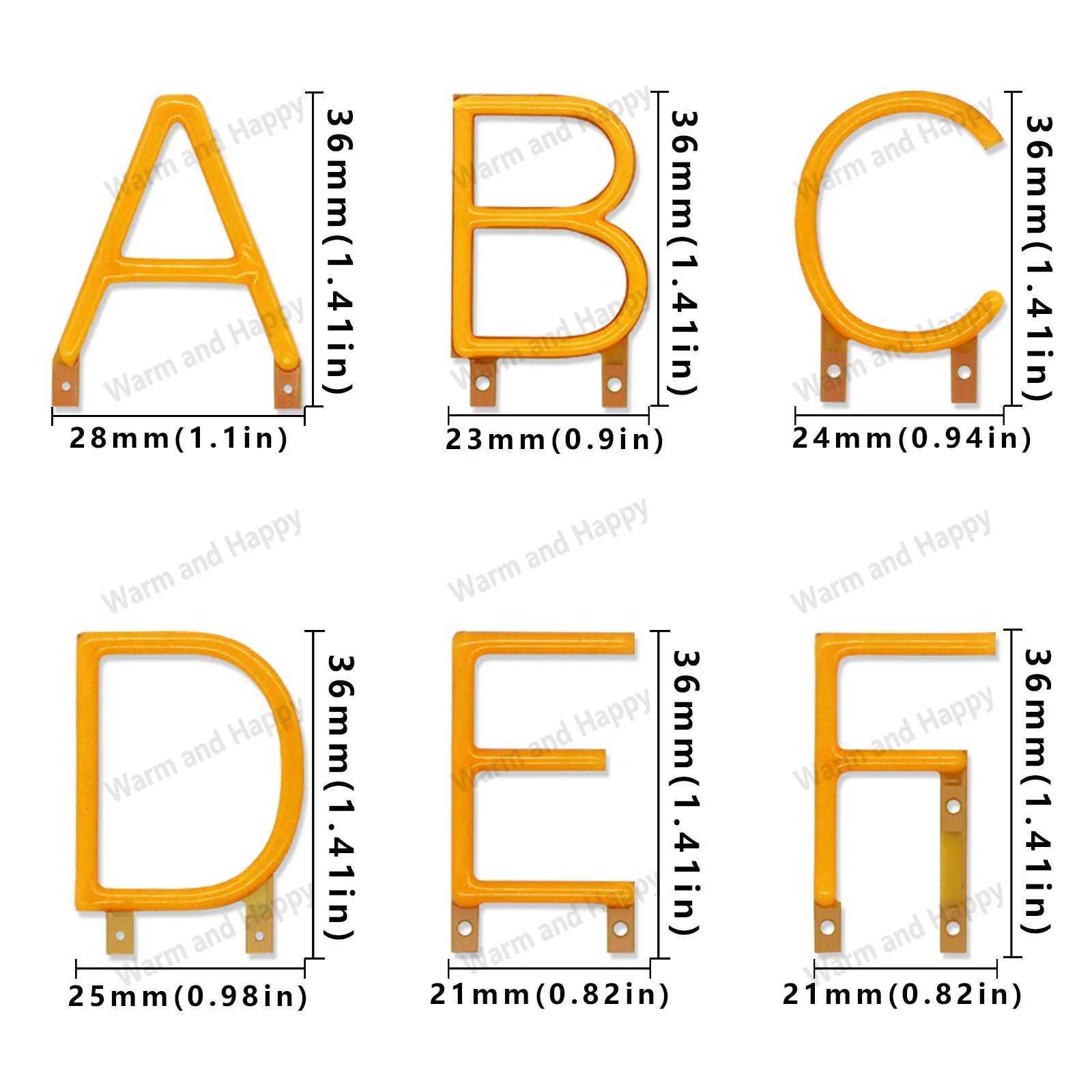LED Filament Brief min Englisch Abcdefghijklm DC3V LED Cob LED Party Hochzeit Innendekoration Beleuchtung Zubehör DIY