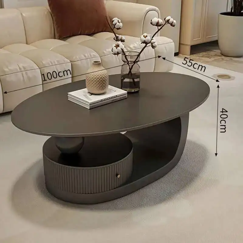 طاولة قهوة مصممة للمساحة، جانبية جمالية، ديكور شفاف وحديث، طاولة قهوة فريدة من نوعها، أثاث قاعة المدخل #6