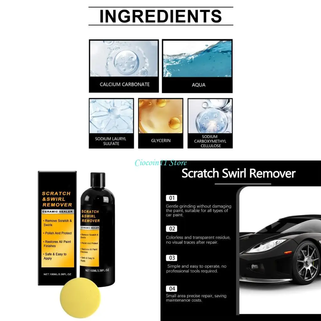 

Керамическое покрытие y1Ub Caremic Covert Resater Report Antiscratch Car Agent Agent Car Paint Atpater Agent