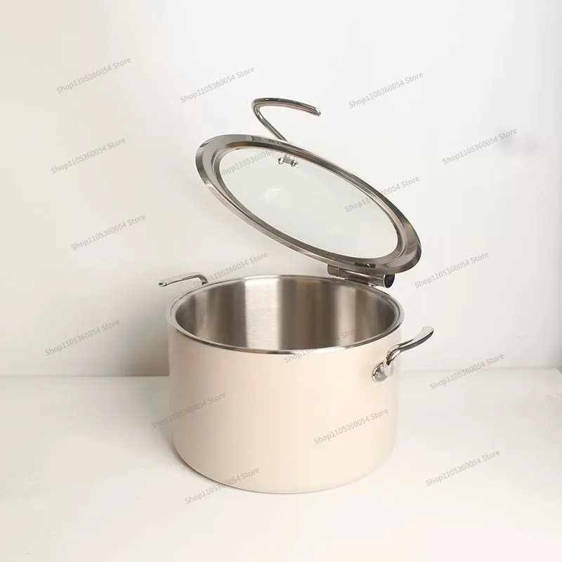 For Hotel Breakfast Stainless Steel Buffet Stove Color Three-layer Steel Vegetable Pot Insulation Soup Stove