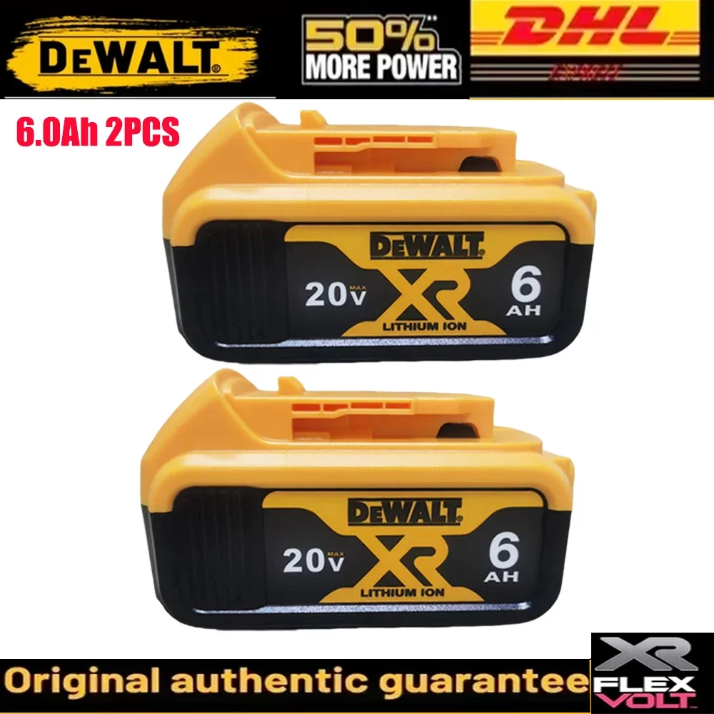 

Original DEWALT power tool 20V6.0AH rechargeable battery,charger, DEWALT DCB115,DCB118, DCB200 batteries,ultra long battery life