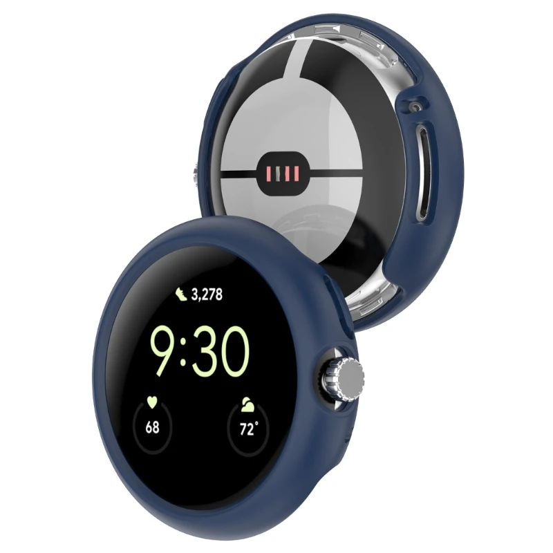 Screen Protector Cover Behuizing voor Pixel Watch 2 Krasbestendig BumperShell Dropship
