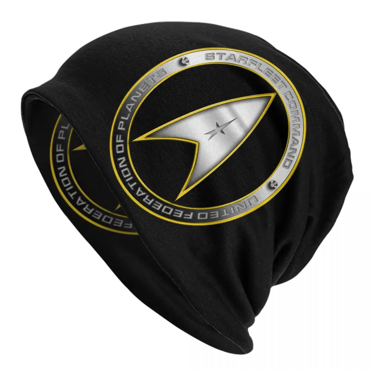 

Custom Star Trek Bonnet Hat Knitting Hats Men Women Fashion Unisex Science Fiction TV Series Winter Warm Skullies Beanies Caps