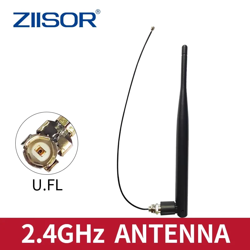 

WiFi 2.4GHz Antenna with U.FL Connnector for Module Motherboard 2400MHz Antennas with Cable U.FL for Internet Aircard