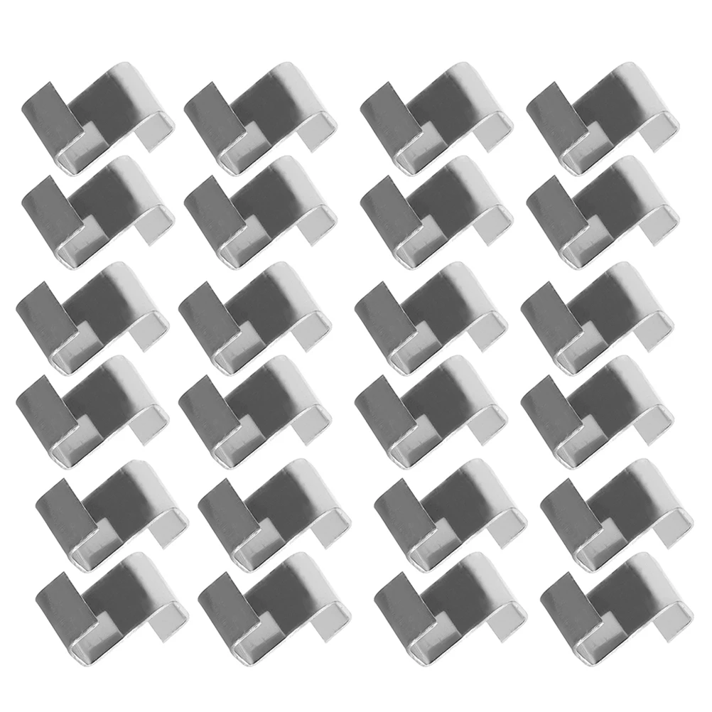 

25 Pcs Plate Fixing Clips Durable for Greenhouse Windows Greenhouse Window Clips Storm Panels Repair PVC Garden Glazing Tool