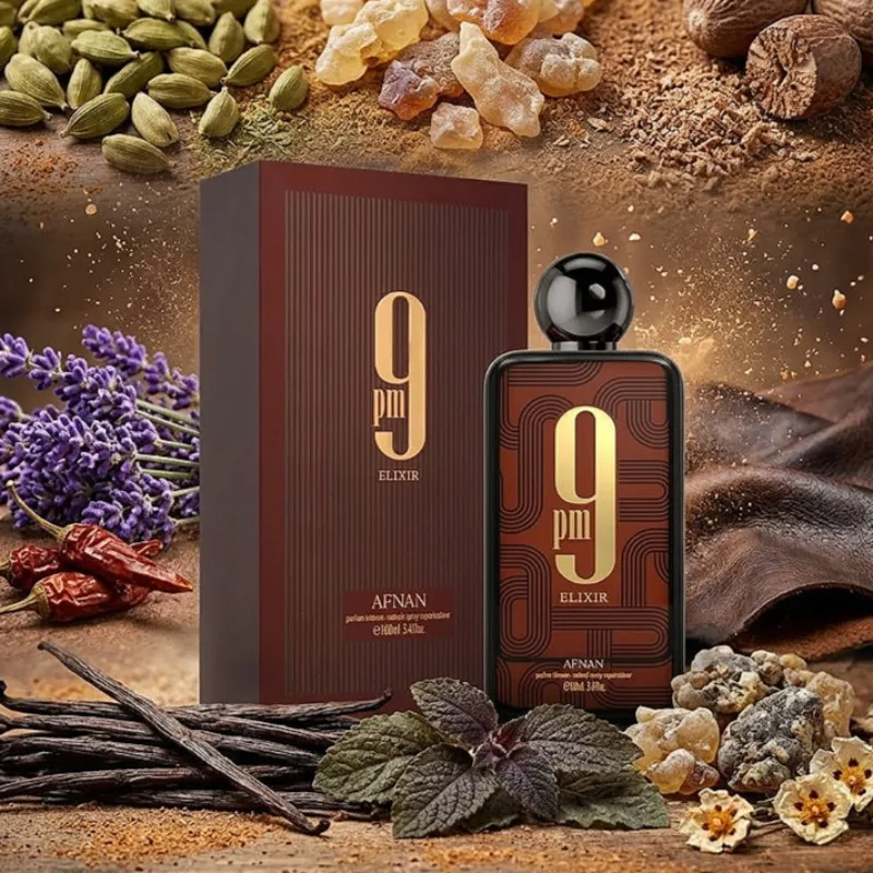 Perfume Unisex 9PM9AM 100ml Eau De Parfum, Fragancia de Lujo de Larga Duración, Spray con Aroma Cálido, Dulce, Profundo y Rico, Regalo de Alta Calidad