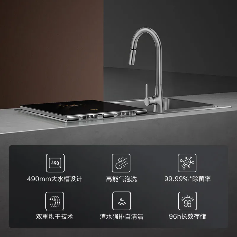 

Automatic sink dishwasher