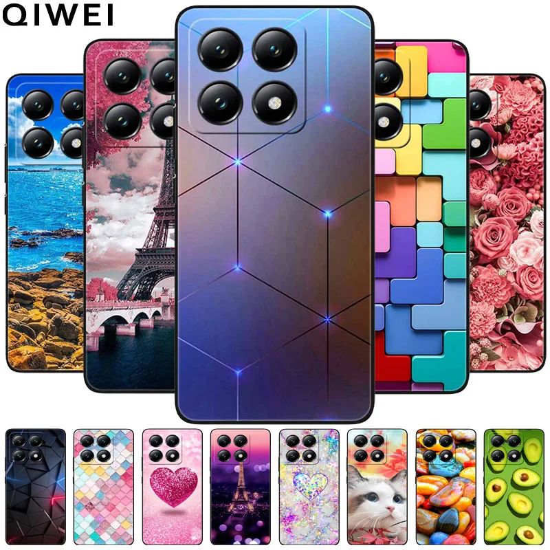 For ZTE Blade A35 Case Shockproof TPU Silicon Black Bumper Cover for ZTE Blade A55 4G Phone Cases Lovely Cute Cat Shells Fundas