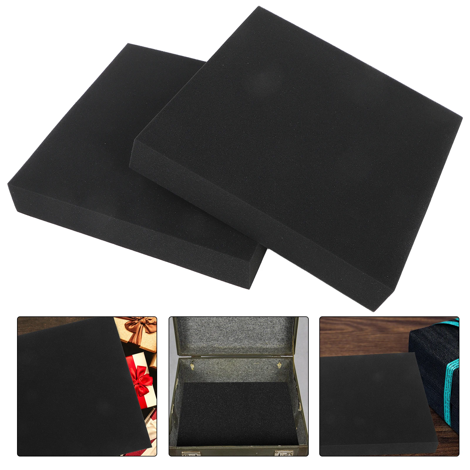 

2pcs Padding Inserts For Tool Box Crafts Sponge Pads Packaging Cushioning Material Small Business Packing Supplies Storage