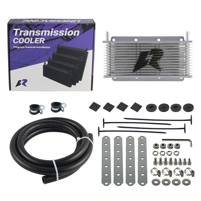 Universal 14 Row Transmission Oil Cooler Kit 11