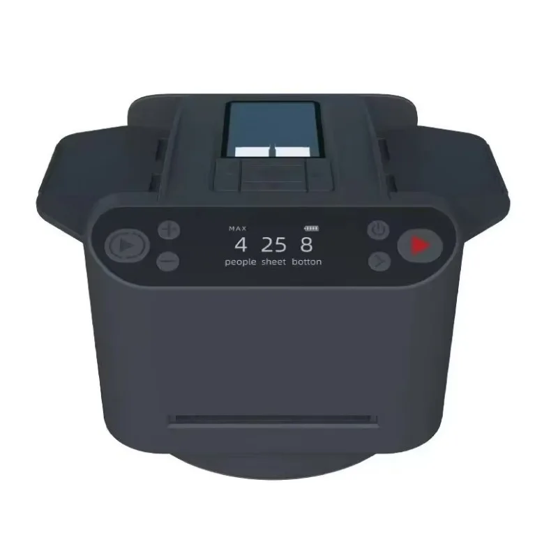 Automatic USB charging ABS 360 degree rotary shuffler with 4 card buttons