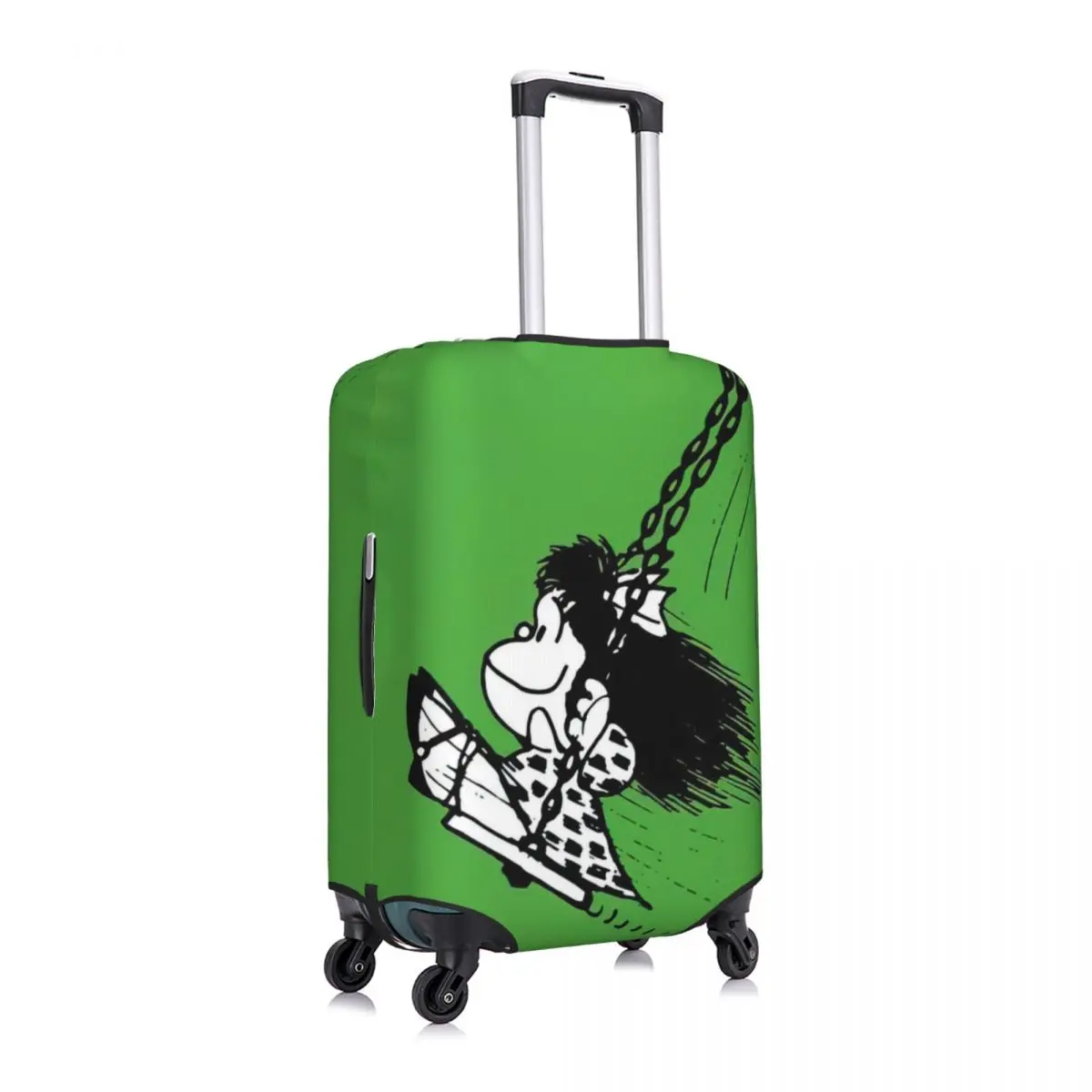 Mafalda Print Luggage Protective Dust Covers Elastic Waterproof 18-32inch Suitcase Cover Travel Accessories